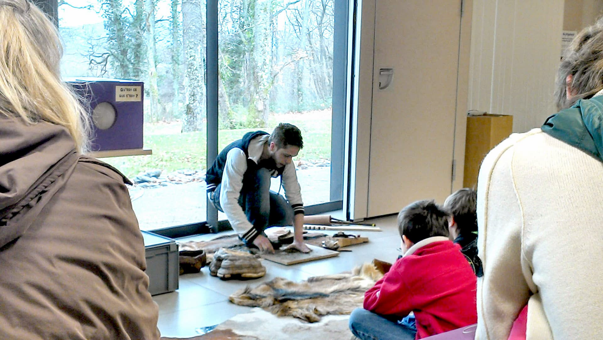 Animation feu au sec © N. Ferrer - CCNB